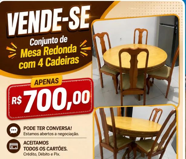 Vendo essa linda mesa - Foto 2