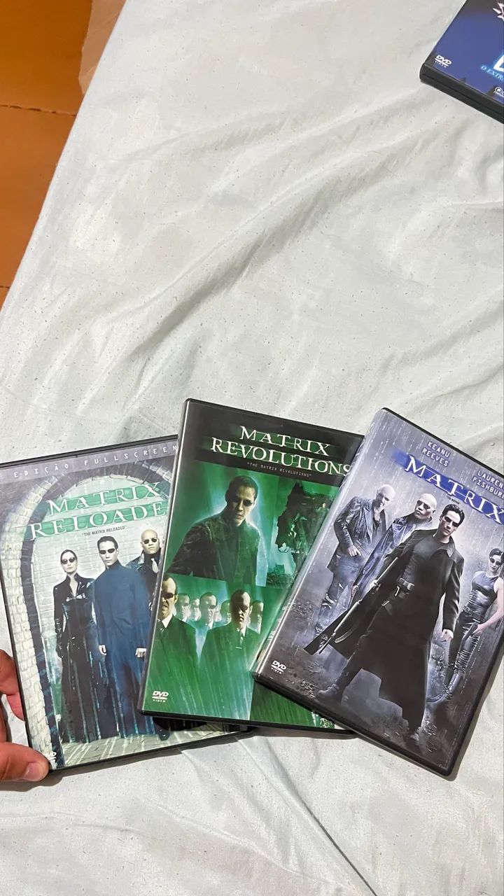 DVDs trilogia do Matrix