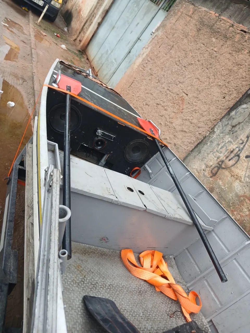 Barco semi chata de alumínio  - Foto 2