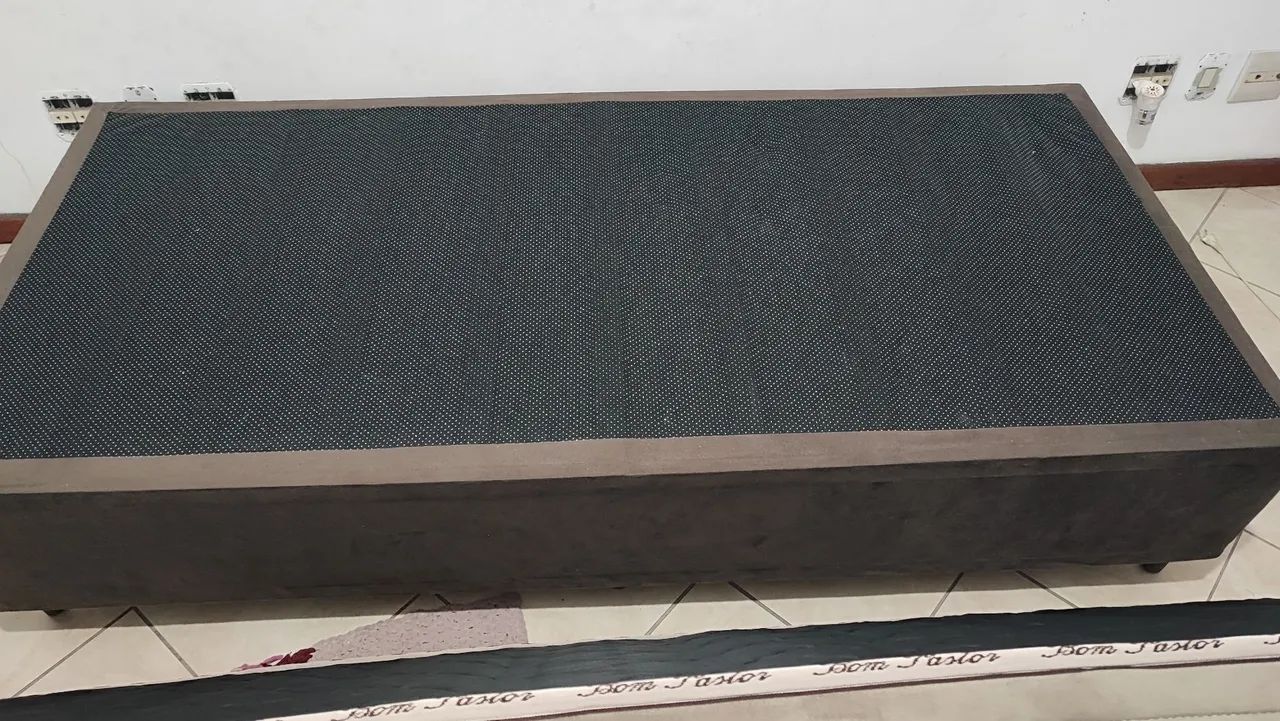 CAMA BOX SOLTEIRO COM COLCHÃO  - Foto 3