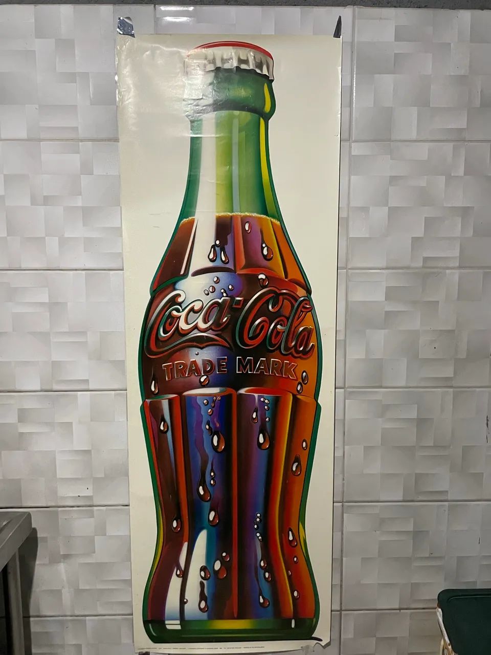 Pôster vintage coca cola - Antiguidades - Ceilândia Norte