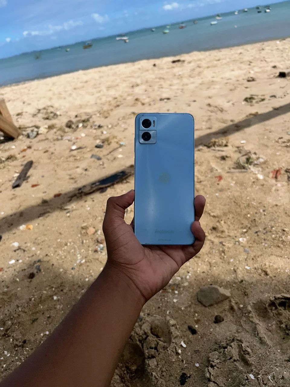 vendo ou troco moto e22 zero - Foto 2