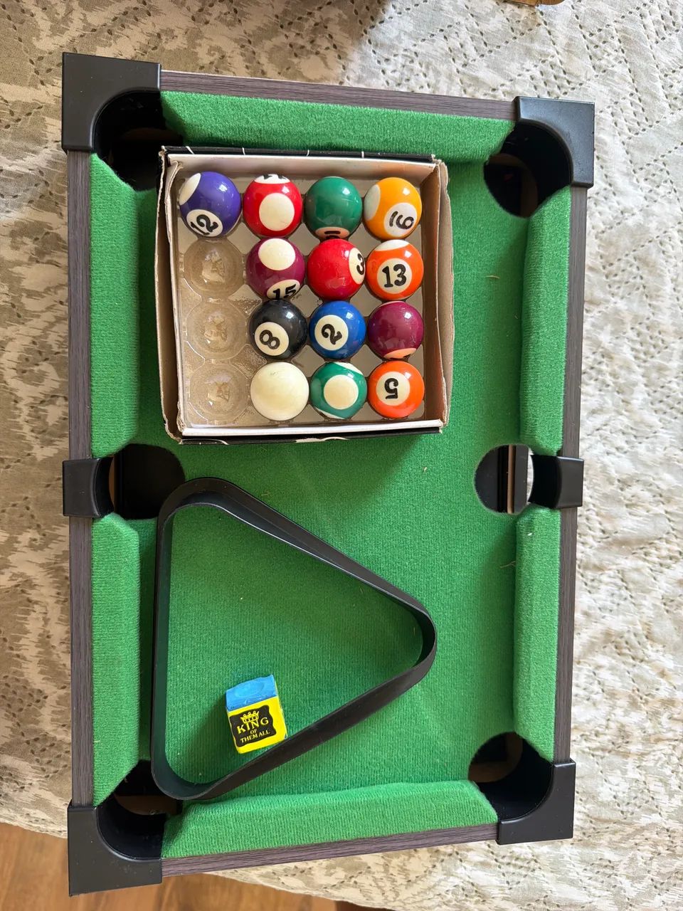 Mini mesa de bilhar