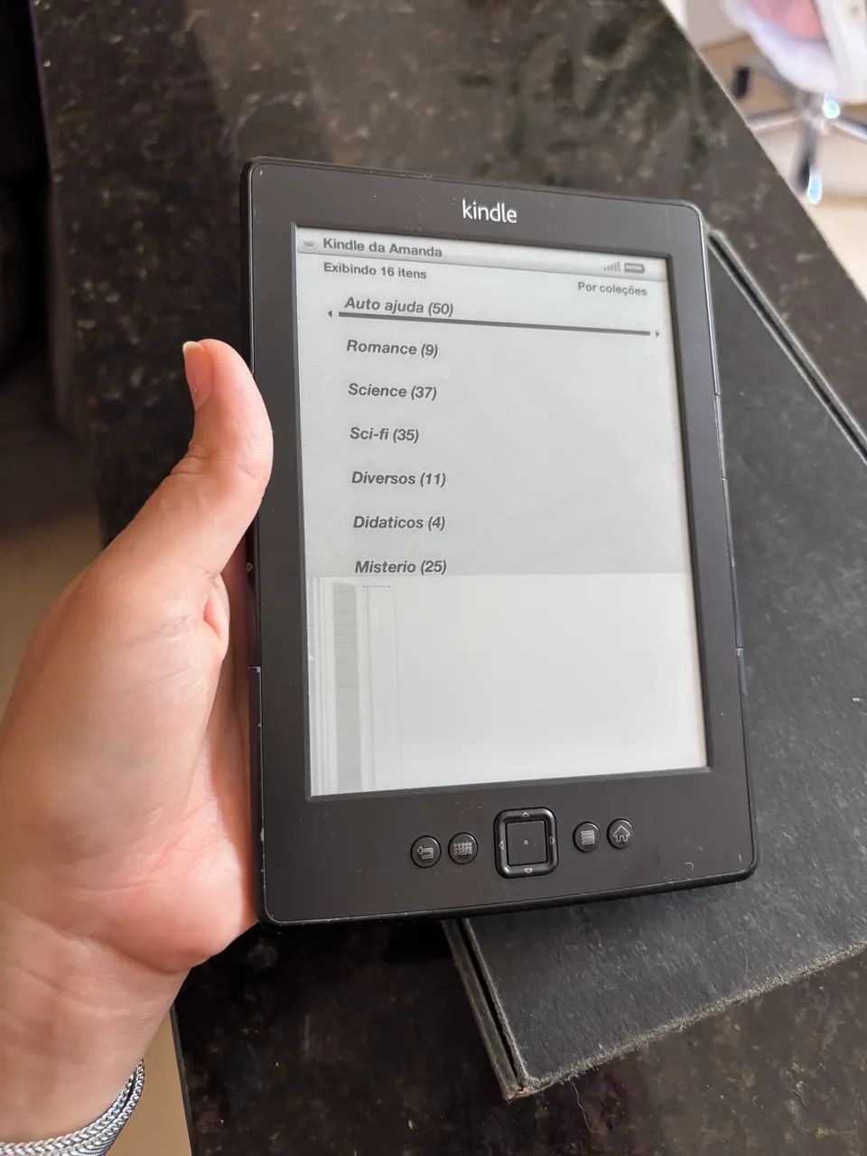 Kindle 4ª Geração (Com Botões) - Para Retirada de Peças / Tela com defeito