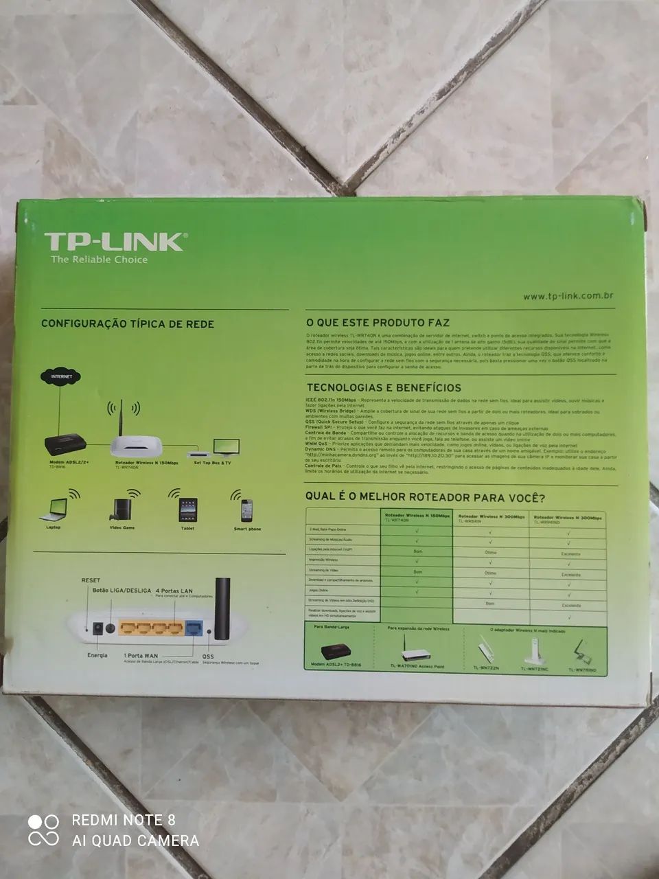 Roteador wireless N 150 Mbps TP-LINK wi-fi! - Foto 2