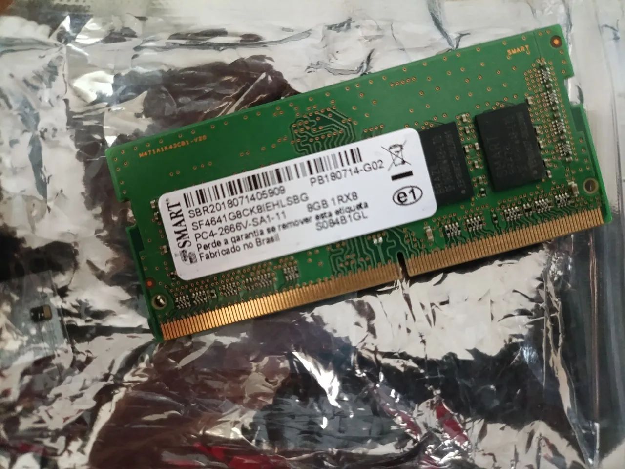 Memória para notebook DDR4 8GB