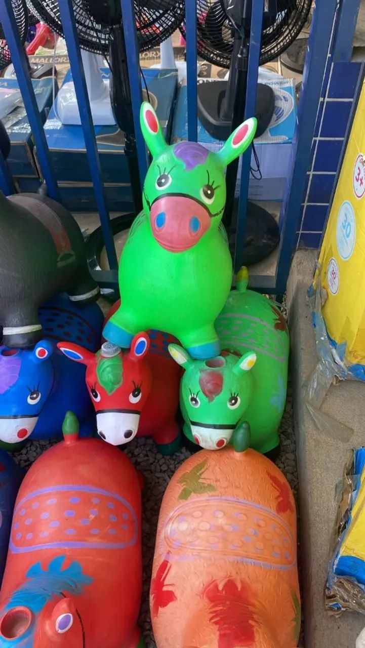 Cavalinho Upa Upa Infantil Brinquedo C/ Musica Pula - Foto 3