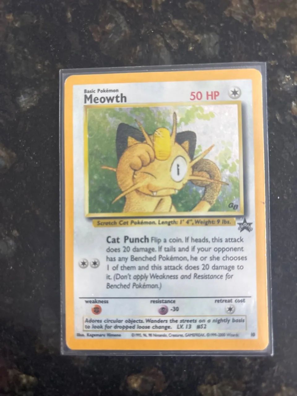 Meowth Wizards Black Star