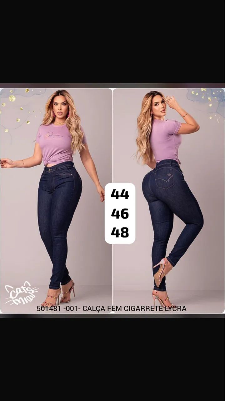 Calça jeans TAM 48 nova e veste super bem