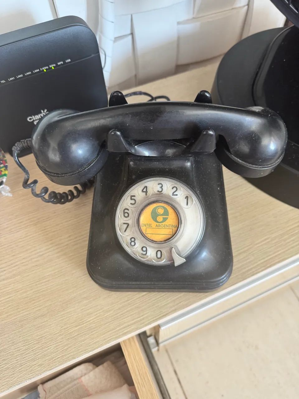 Telefone Antigo de Disco - ENTEL Argentina (Vintage/Decoração) - Foto 2