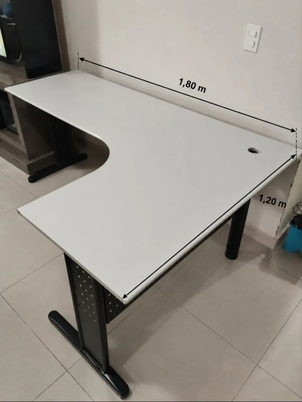 Mesa de escritório 1,80 x 1,20 - Foto 5