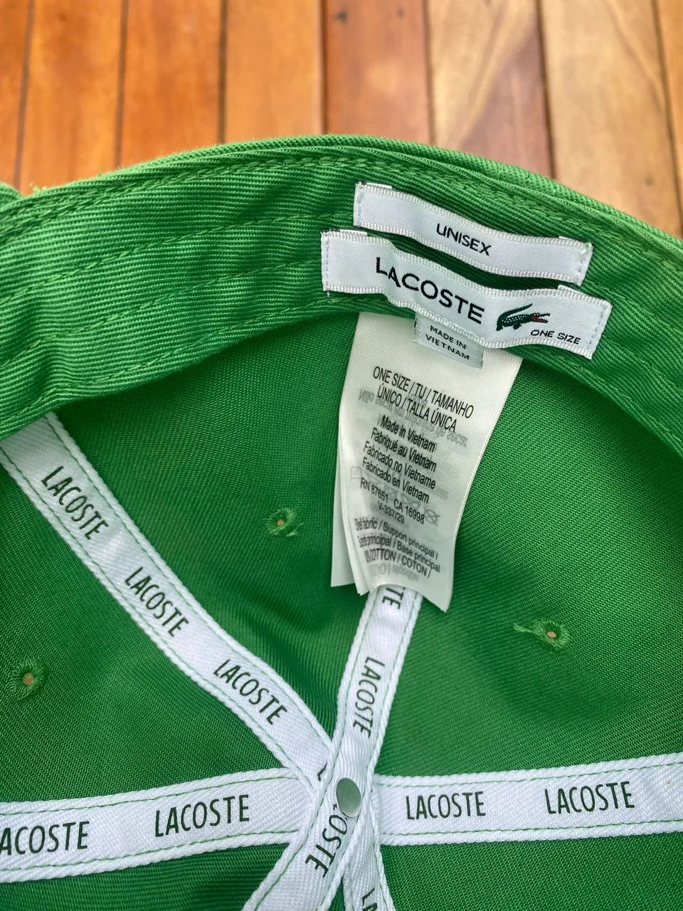 Boné Lacoste Verde  - Foto 2