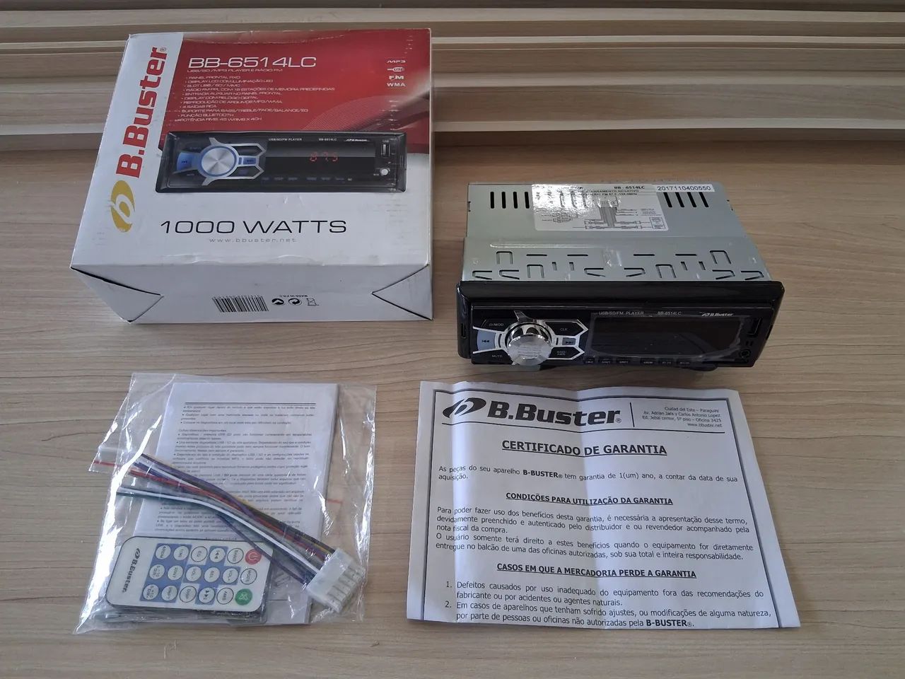 Som automotivo Bluetooth