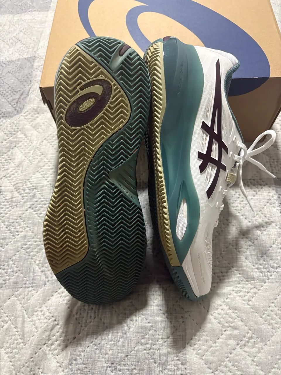 Ténis ASICS GEL-Resolution X Clay - Tamanho 44 BR - Novo na Caixa