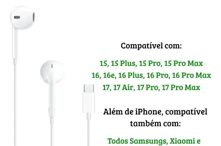 Fone de Ouvido EarPods tipo C - Foto 4