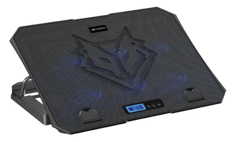 BASE GAMER COM 6 COOLER PARA NOTEBOOK ATÉ 15,6 C3TECH NBC-70BK - Foto 2