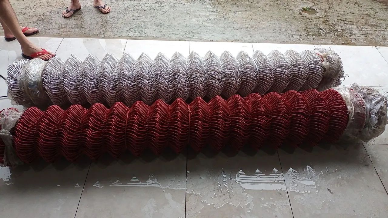 Alambrado emcapado com PVC,fio 12x75 Al 2mt 25 Comp prastificada.