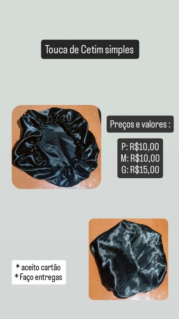 Toucas de Cetim  - Foto 4