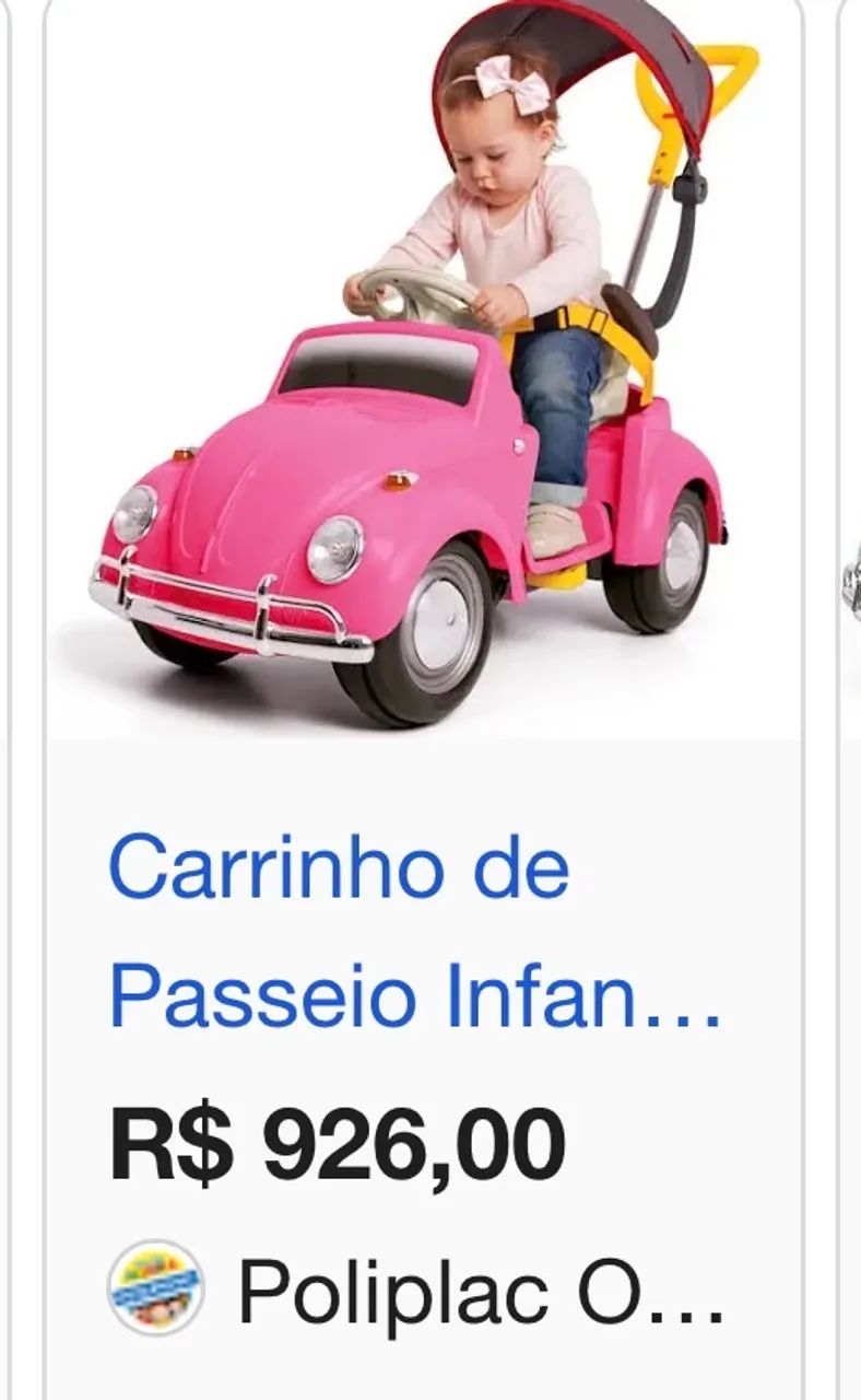 Fusca infantil Policar  - Foto 4