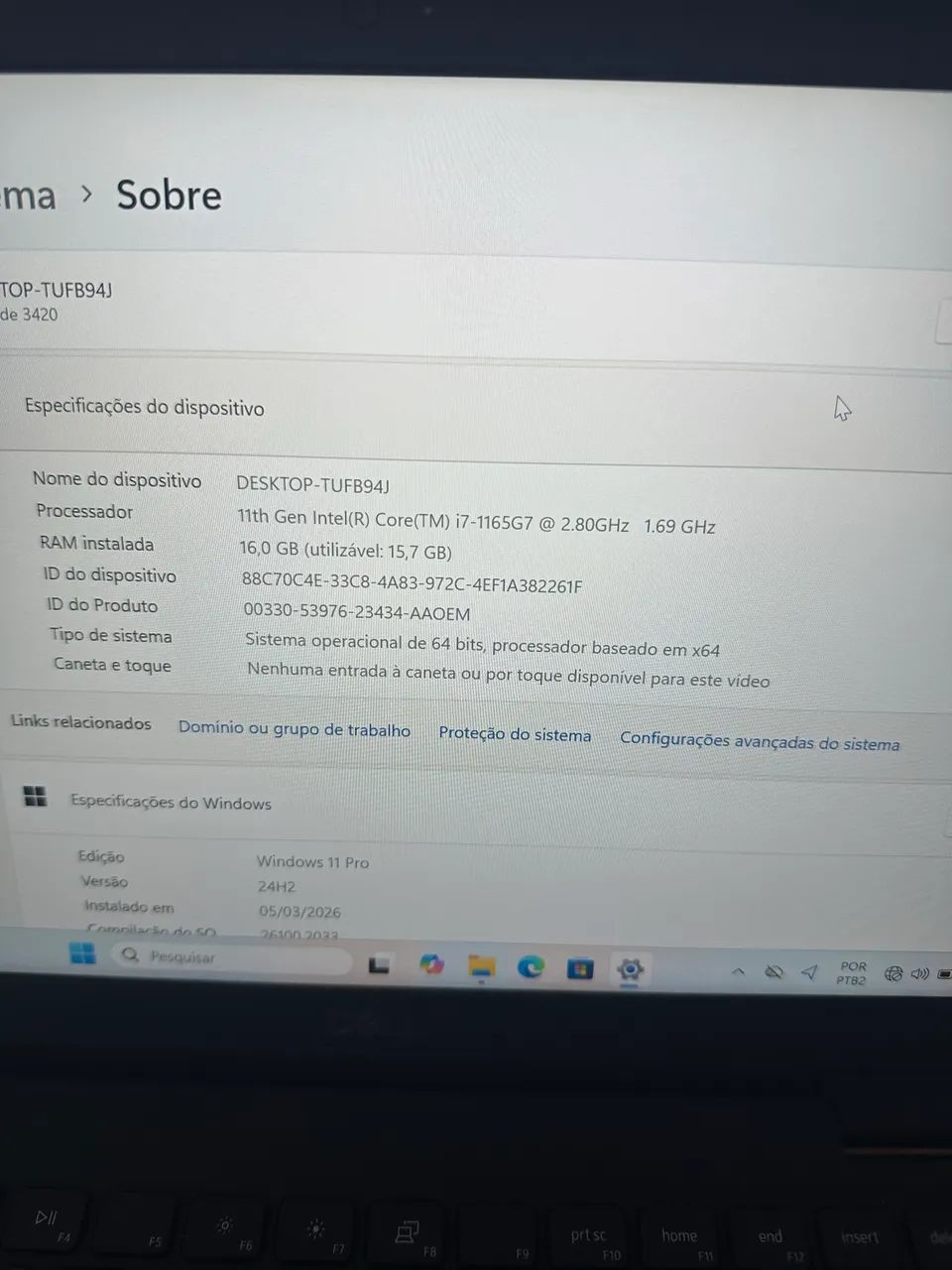 Notebook Dell i7 16 de ram - Foto 4
