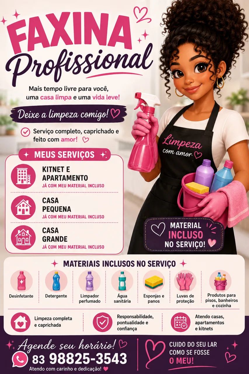 Faxina profissional 
