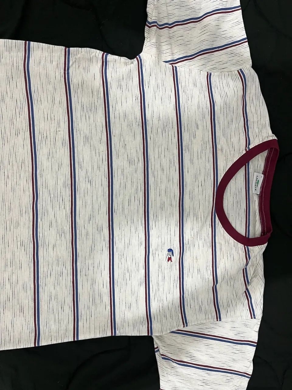  Camiseta Lacoste listrada - M - Foto 2