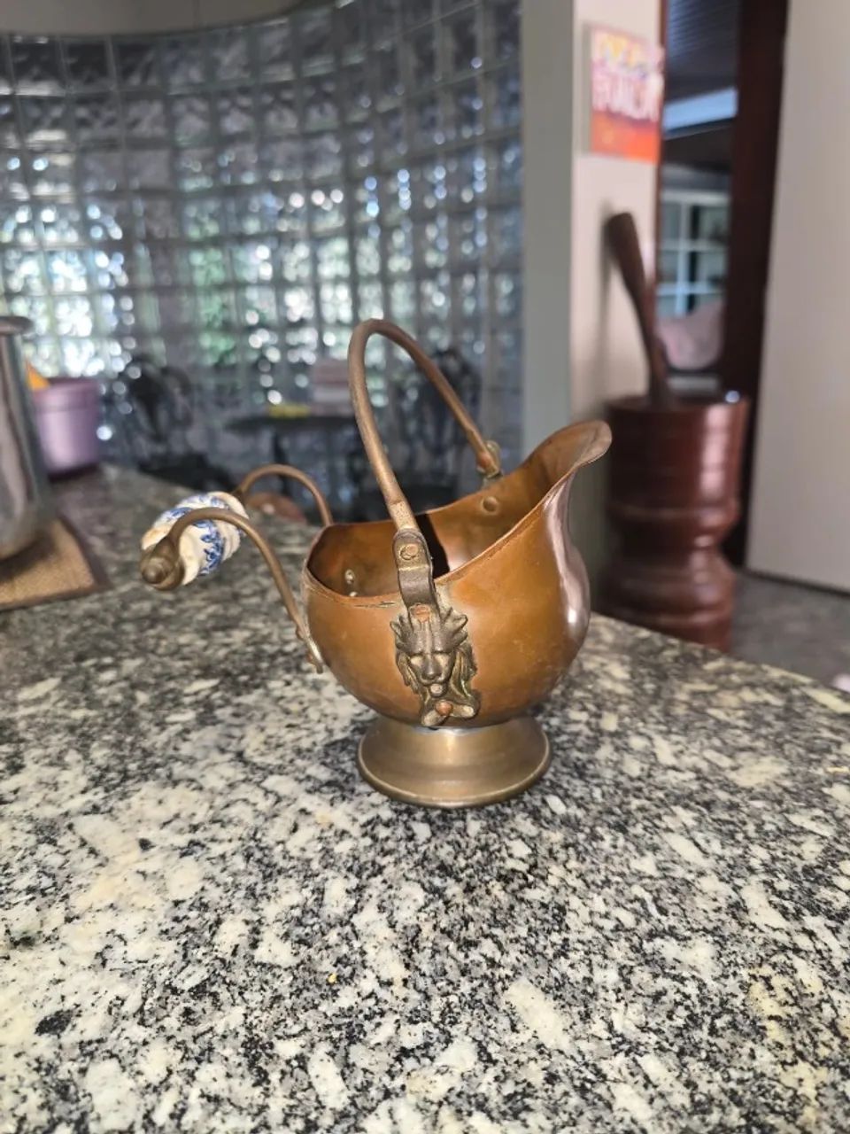 Mini Balde de Carvão antigo (coal scuttle) - Foto 2