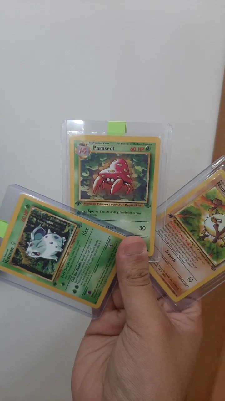 Cartas Pokemon First edition Coleção jungle 1995