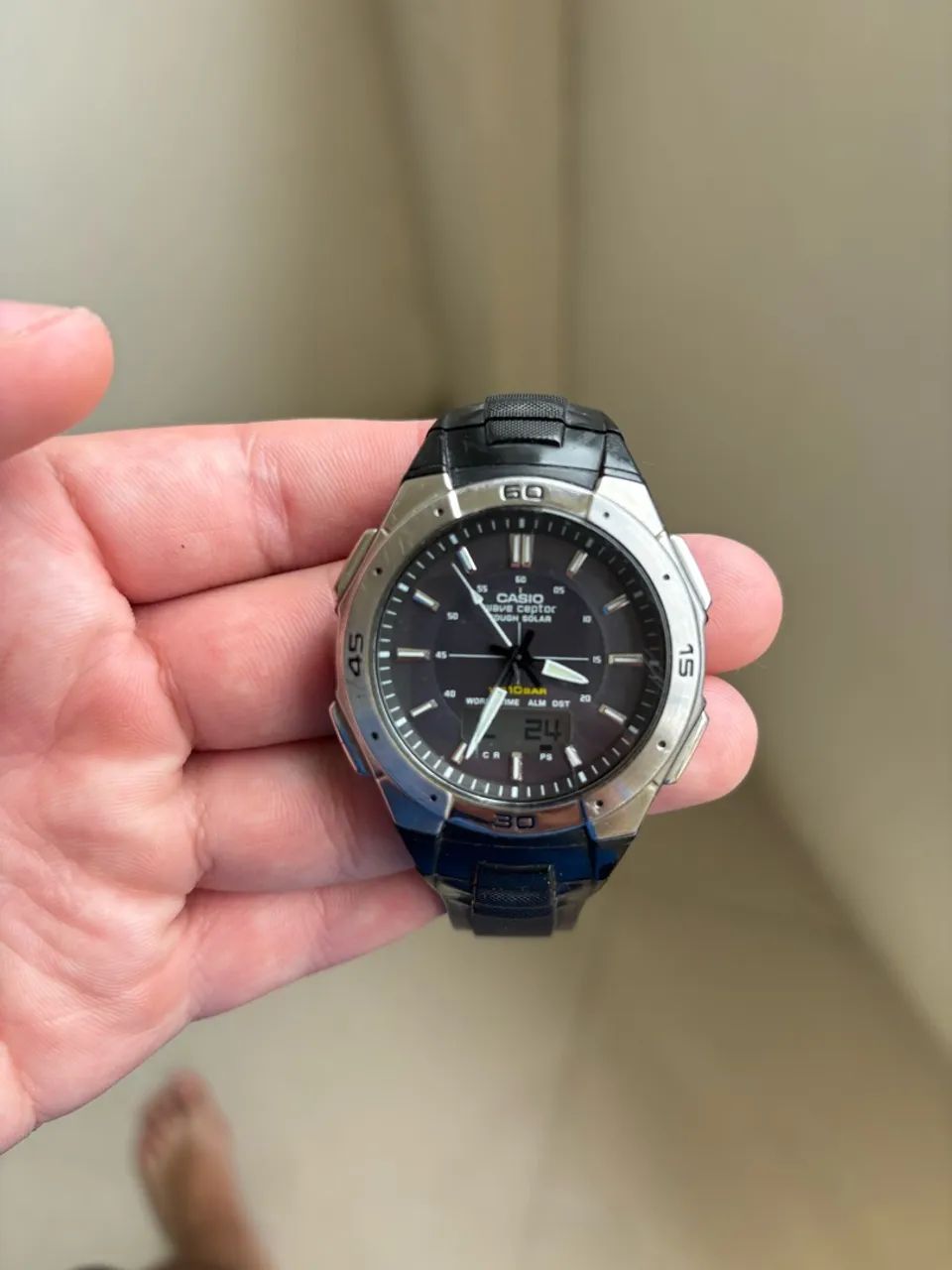 Relógio Casio Wave Ceptor WVA-470 