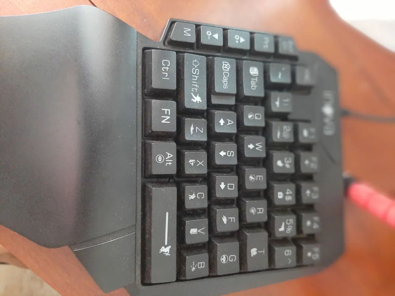 Teclado de uma mão Led - Foto 2