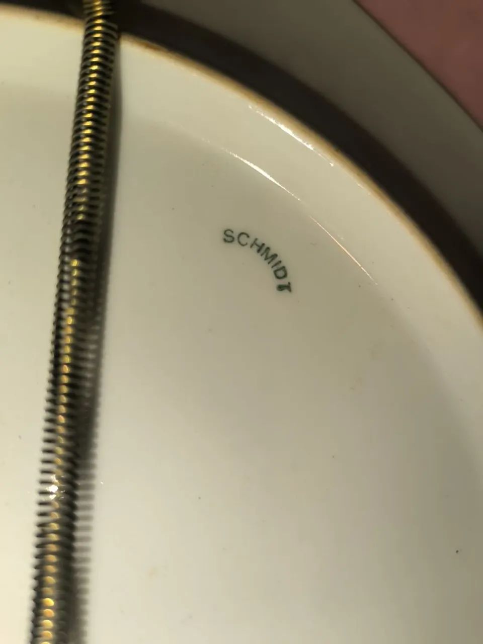 Pratos decorativos Schmidt antiguidade  - Foto 5