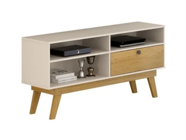 Rack Bancada Pés Estilo Retrô P/TV Até 50 Polegadas 1.36M. Produto Novo Direto de Fábrica. - Foto 2