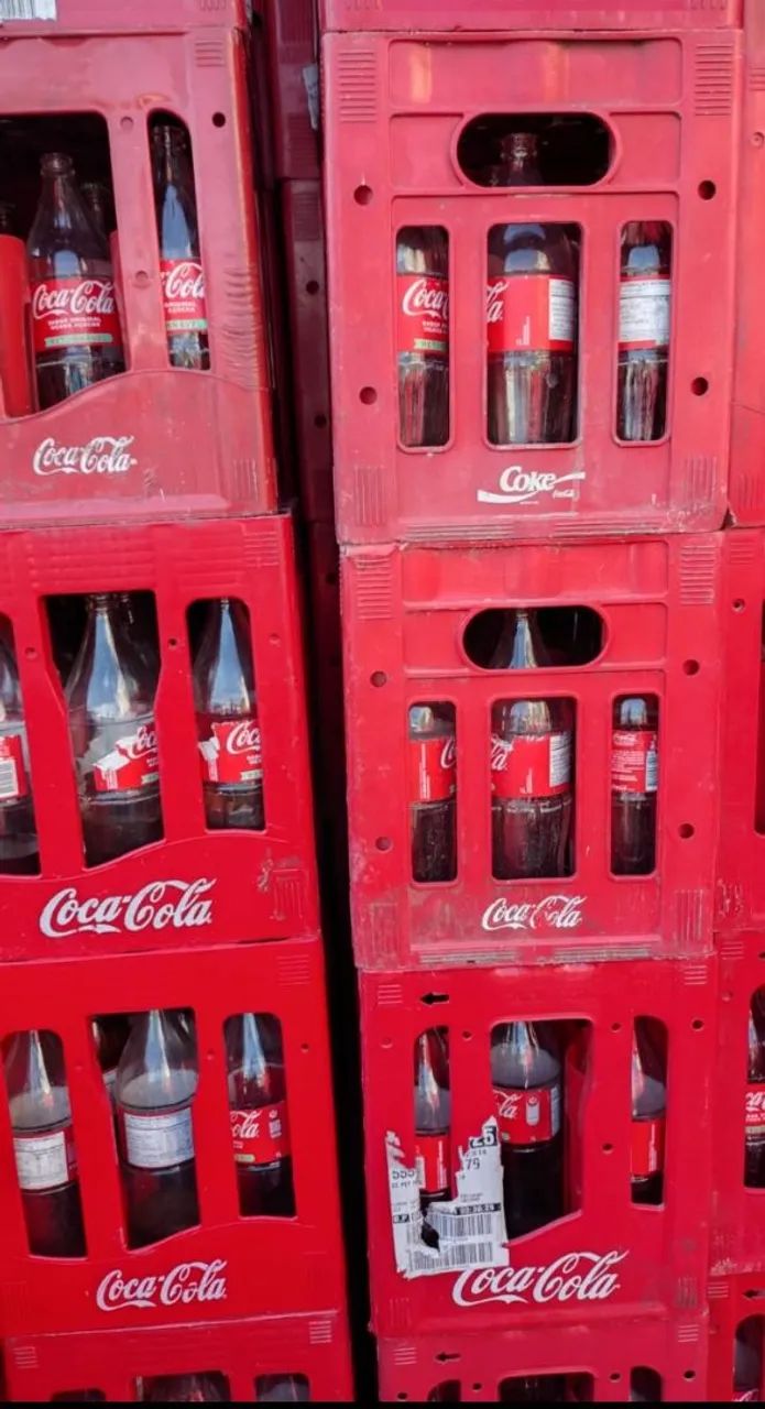 Caixas de coca cola de 1 litro de vidro  - Foto 2