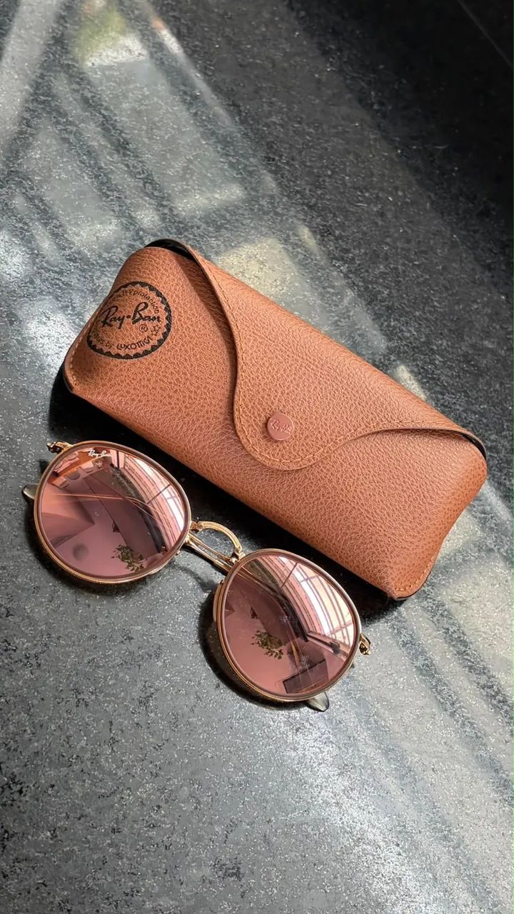 Óculos RAY BAN espelhado/dobrável