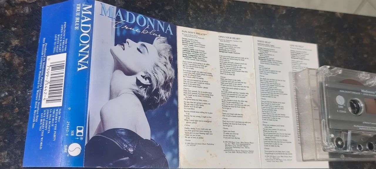 Fita K7 - Madonna - Thrue Blue - Importado - Usa - Foto 4