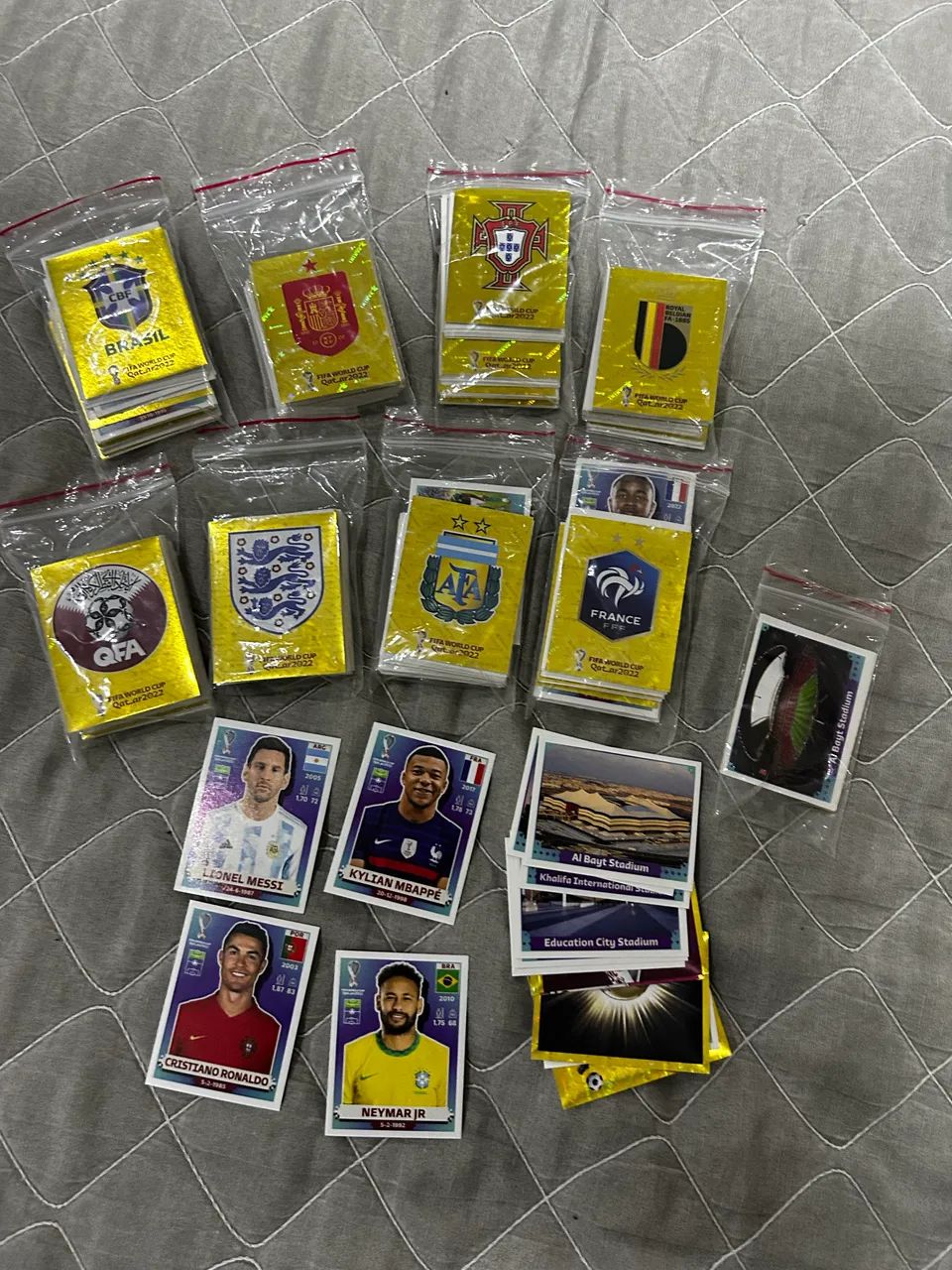 Kit Set Completo Copa 2022 Borda Branca EUA