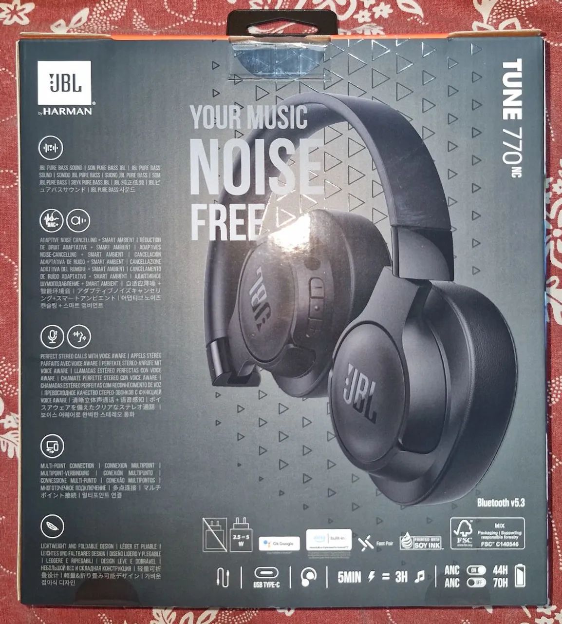 JBL Tune 770NC - Fones de Ouvido - Tabapuá Brasília II (Jurema