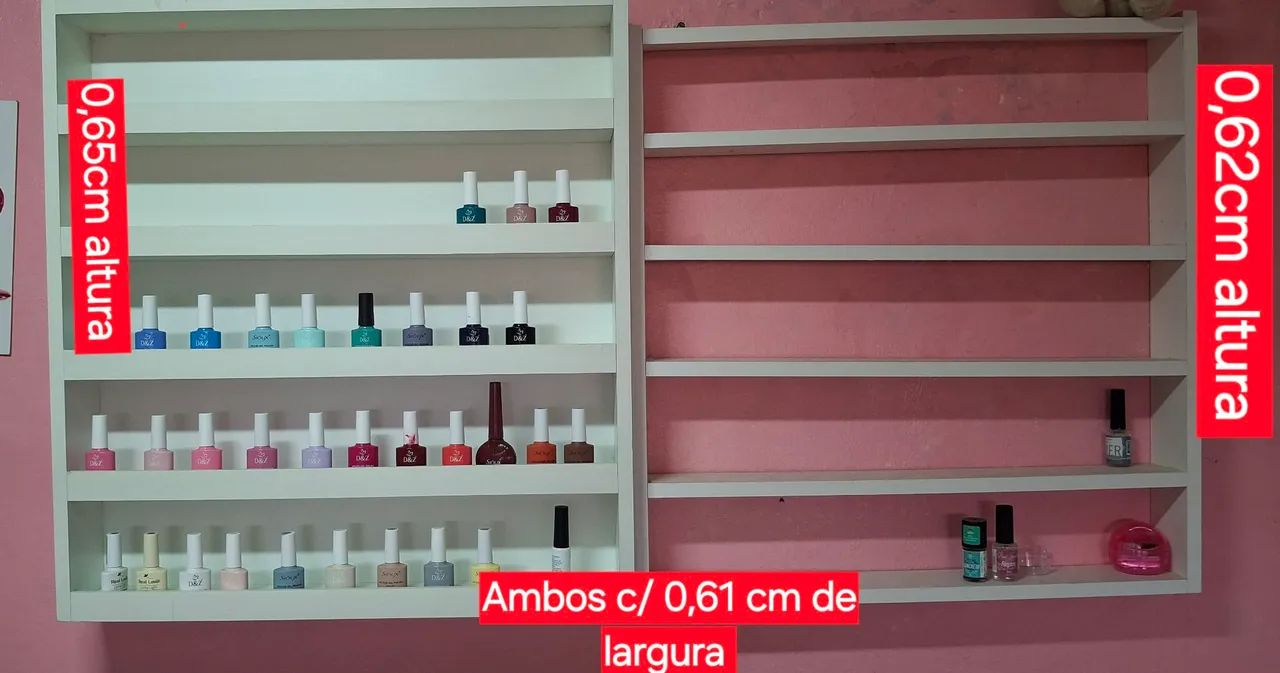 Cadeira Rosa + Expositores de Esmaltes  - Foto 3