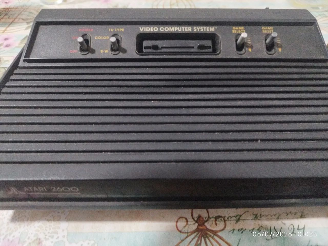 Atari 2600 ano 1986.