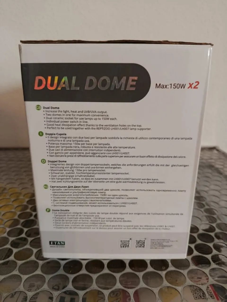 Luminária dupla REPTIZOO - até 300w - 110v - Foto 5