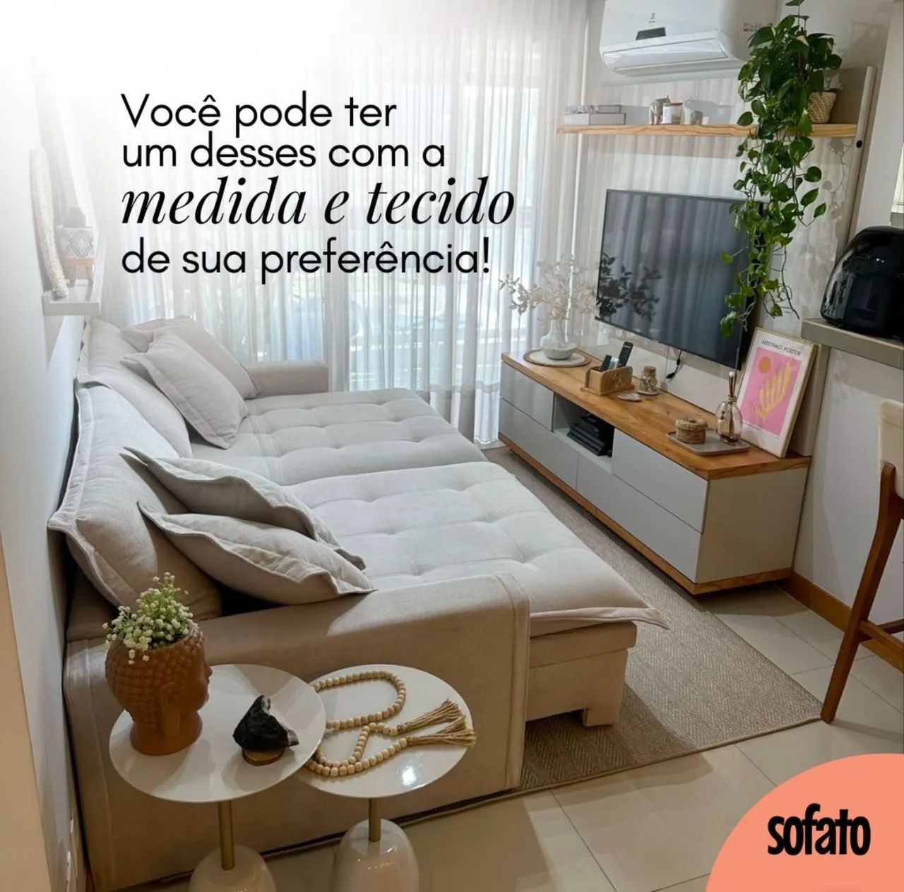 Estofado Cama-Baú Caroline Largura 2,20m novo  - Foto 3