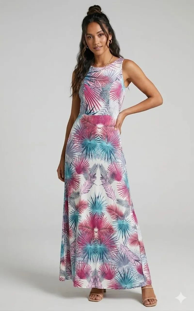 Vestido longo Hering 