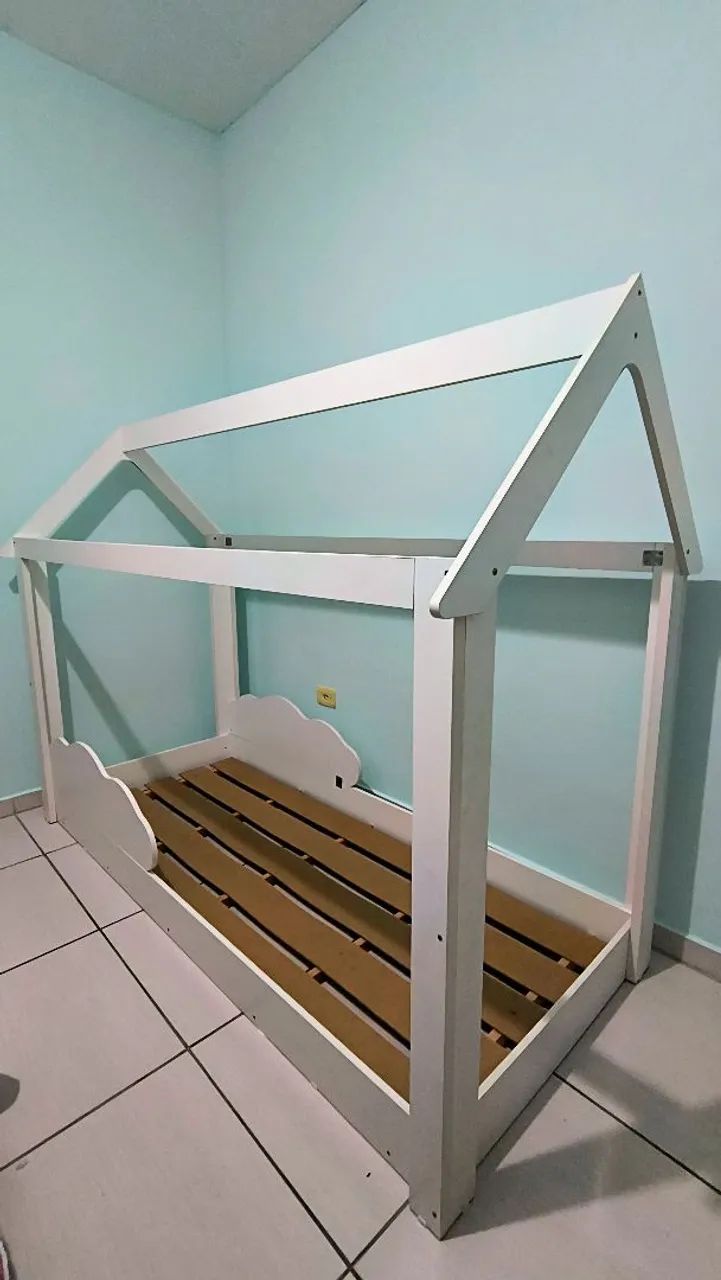 Cama infantil montessori - tamanho de cama solteiro  - Foto 3