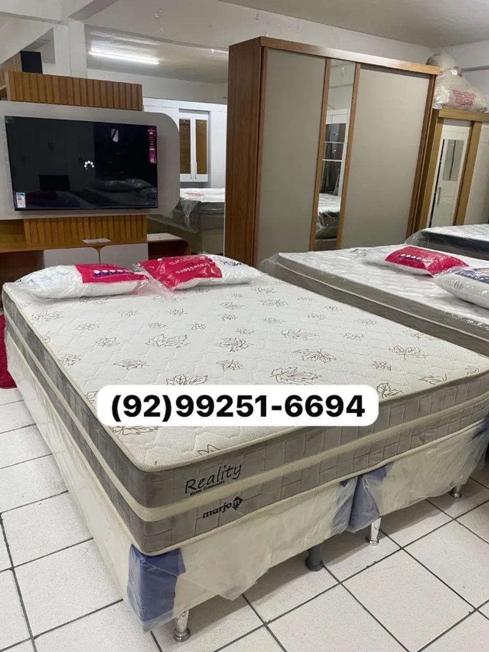 cama queen promocional 