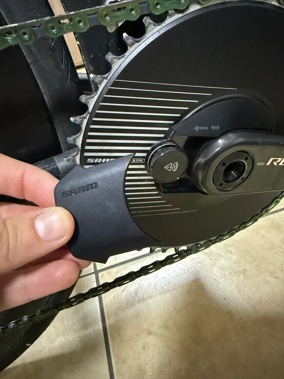 Coroa Sram Red 50T com potência - Foto 5
