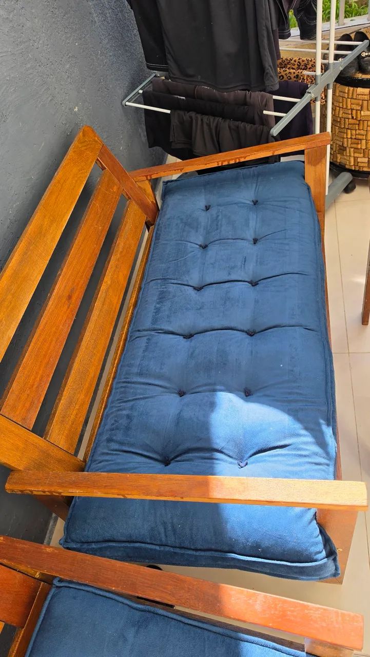 Conjunto Sofá, Poltronas para varandas. - Foto 4