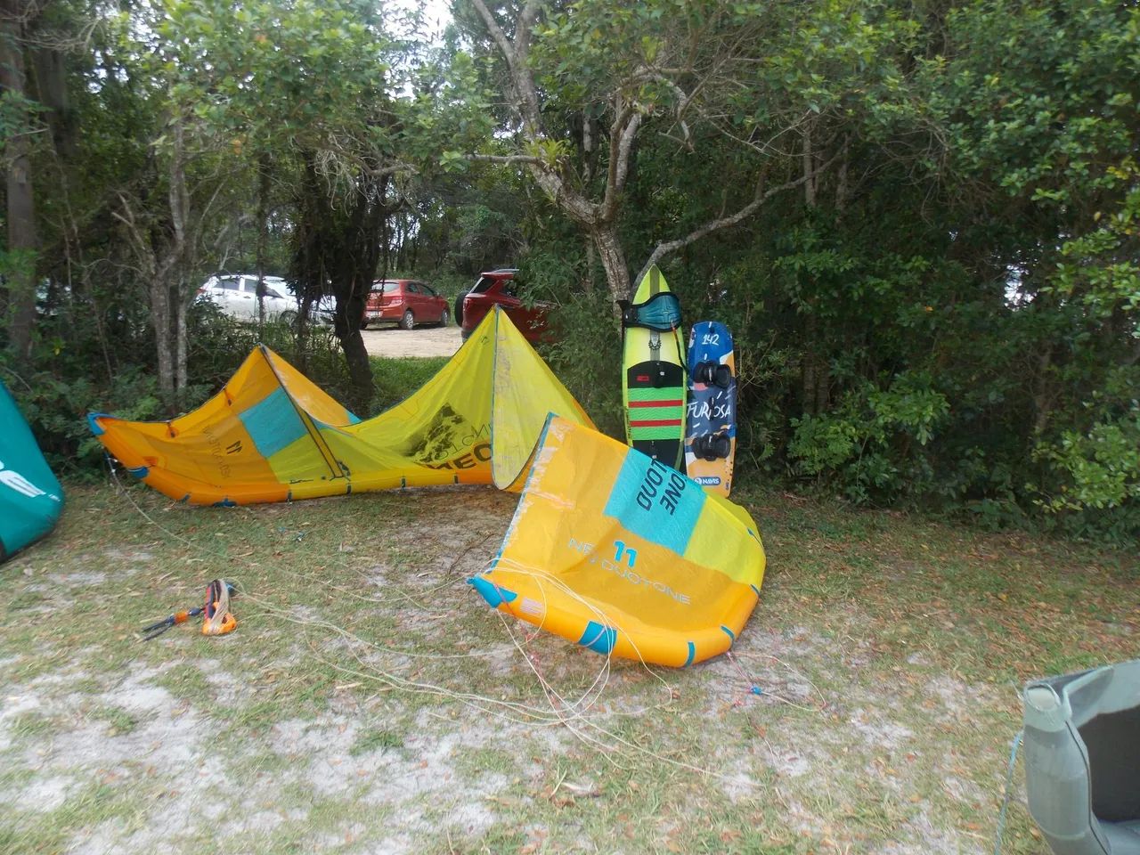 Equipamento completo de Kite wave 