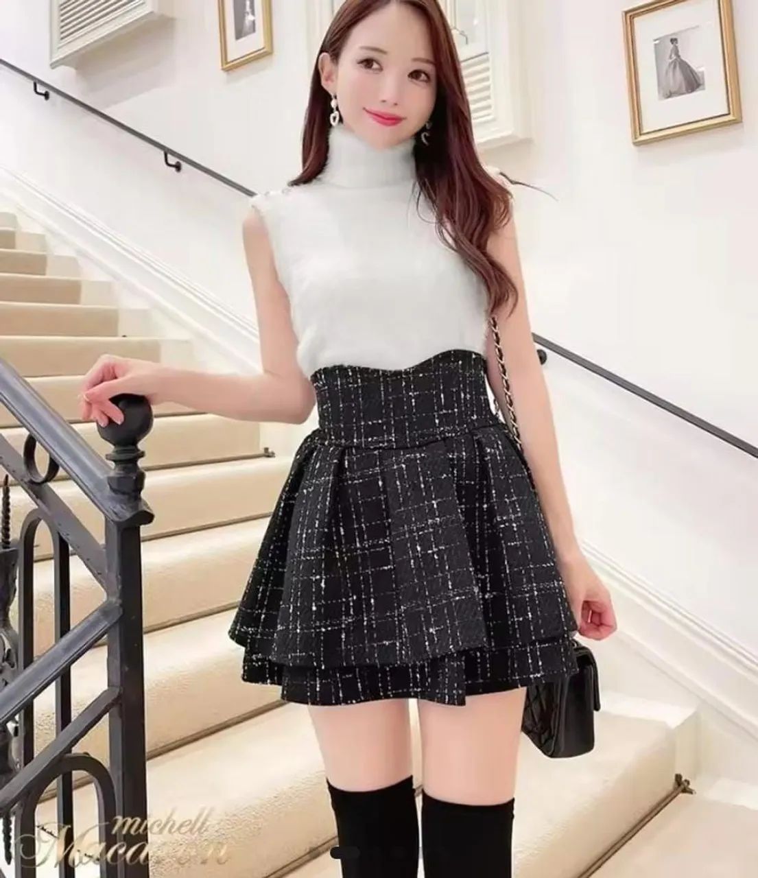 saia dupe michell macaron jirai kei - Foto 2