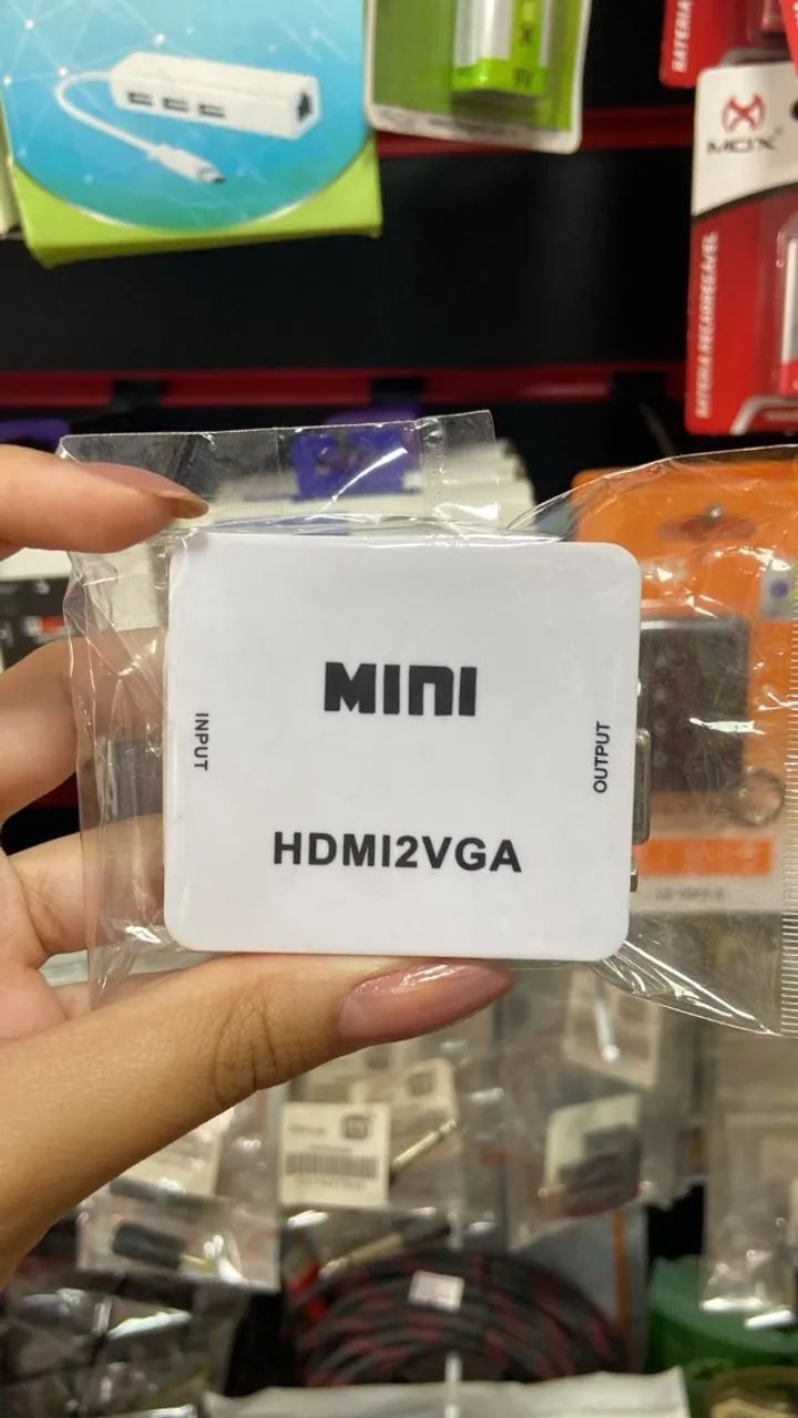 ADAPTADOR ENTRADA HDMI2 E SAÍDA VGA
