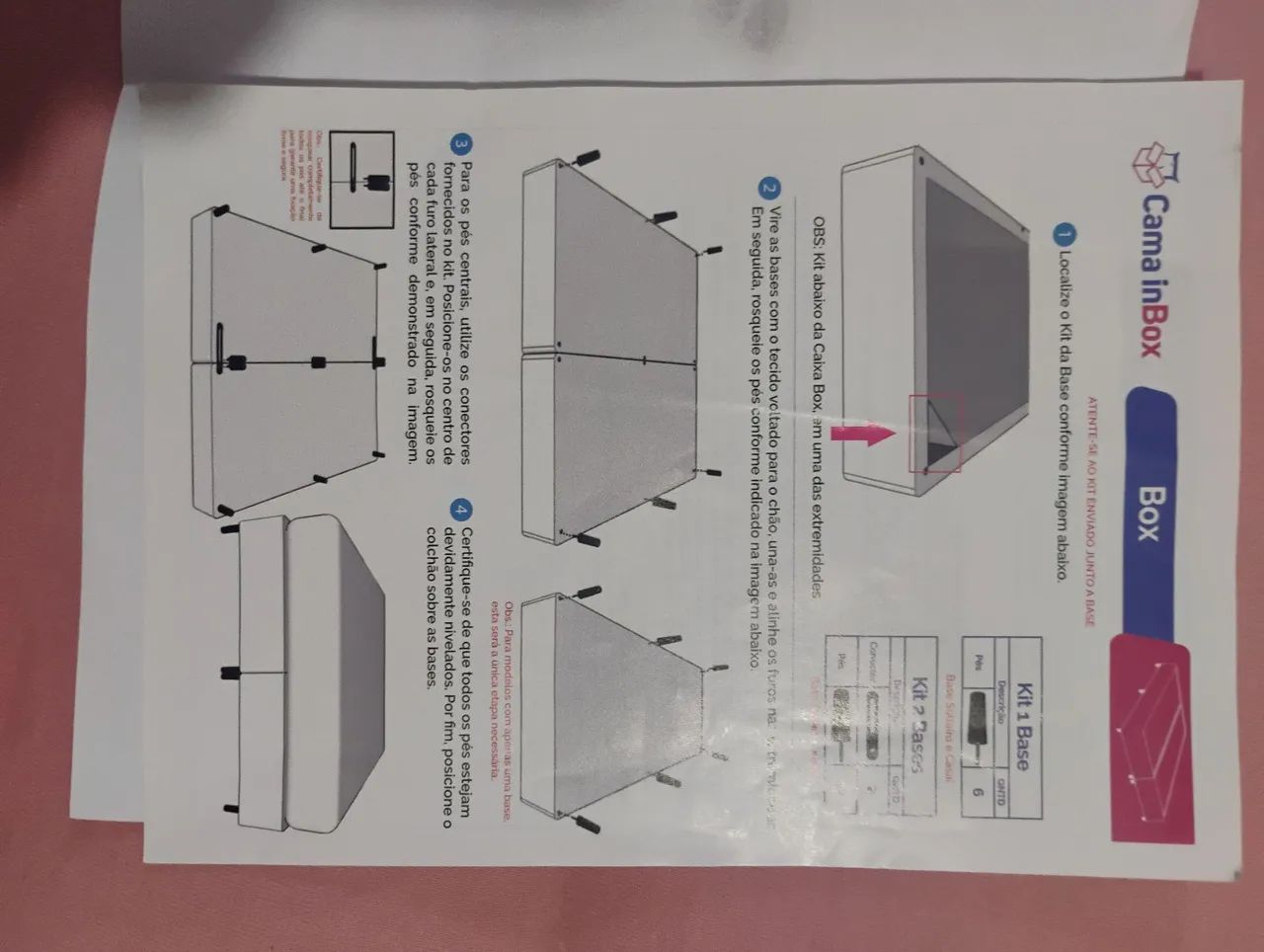 Cama king nova passo cartão com juros da máquina  - Foto 3